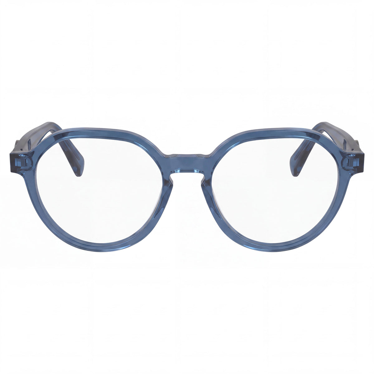 Longchamp Lo2730 Blue Round Eyeglasses for Men, 51mm, Photo 2