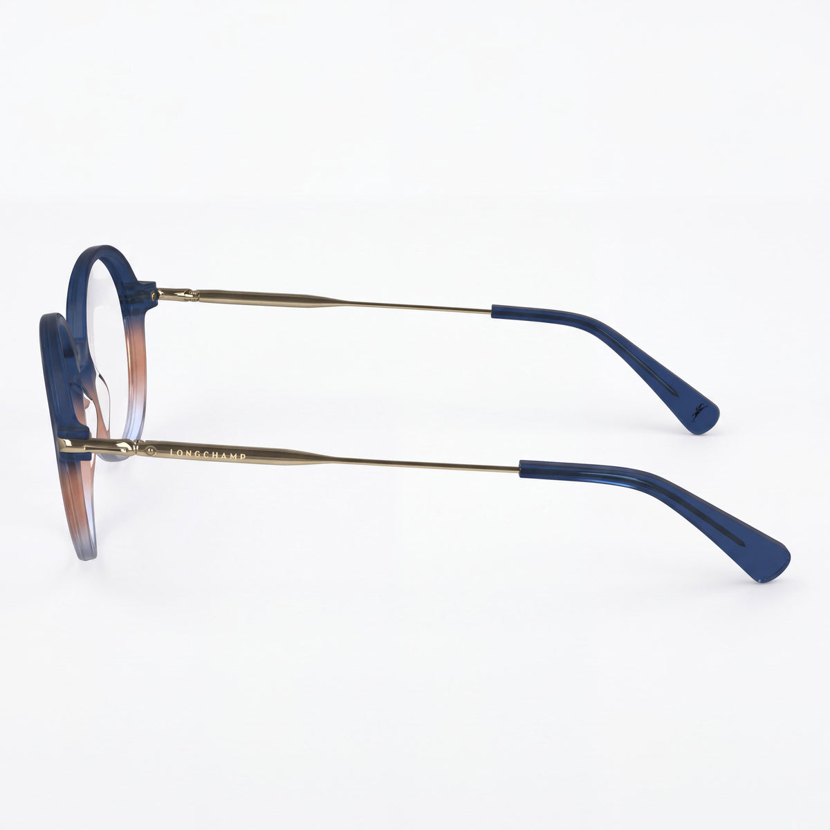 Gafas graduadas rectangulares de metal para mujer Longchamp LO2736 azul/rosa/celeste 50-17-140, Photo 3