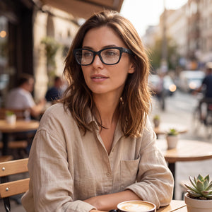 Longchamp Lo2738 Rectangle Eyeglasses for Women — interior view, Polycarbonate demo lenses