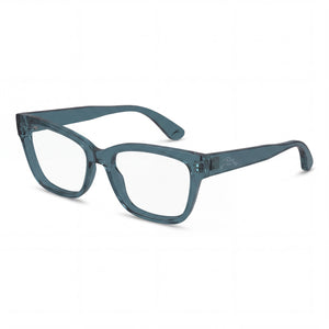 Longchamp Lo2738 Blue Rectangle Eyeglasses for Women, Iniettato frame