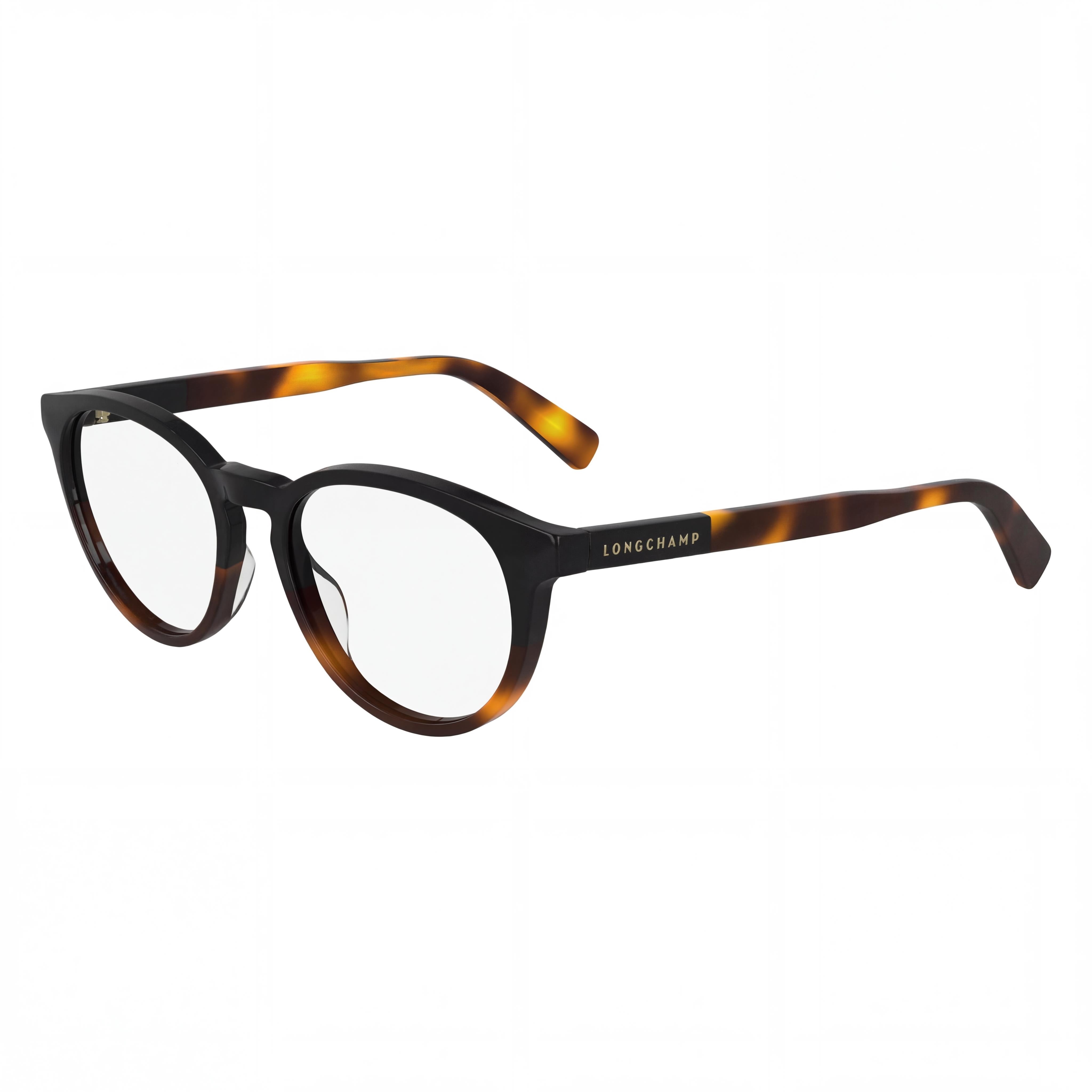 Longchamp LO2752 Black Havana Round Eyeglasses for Women, Photo 1