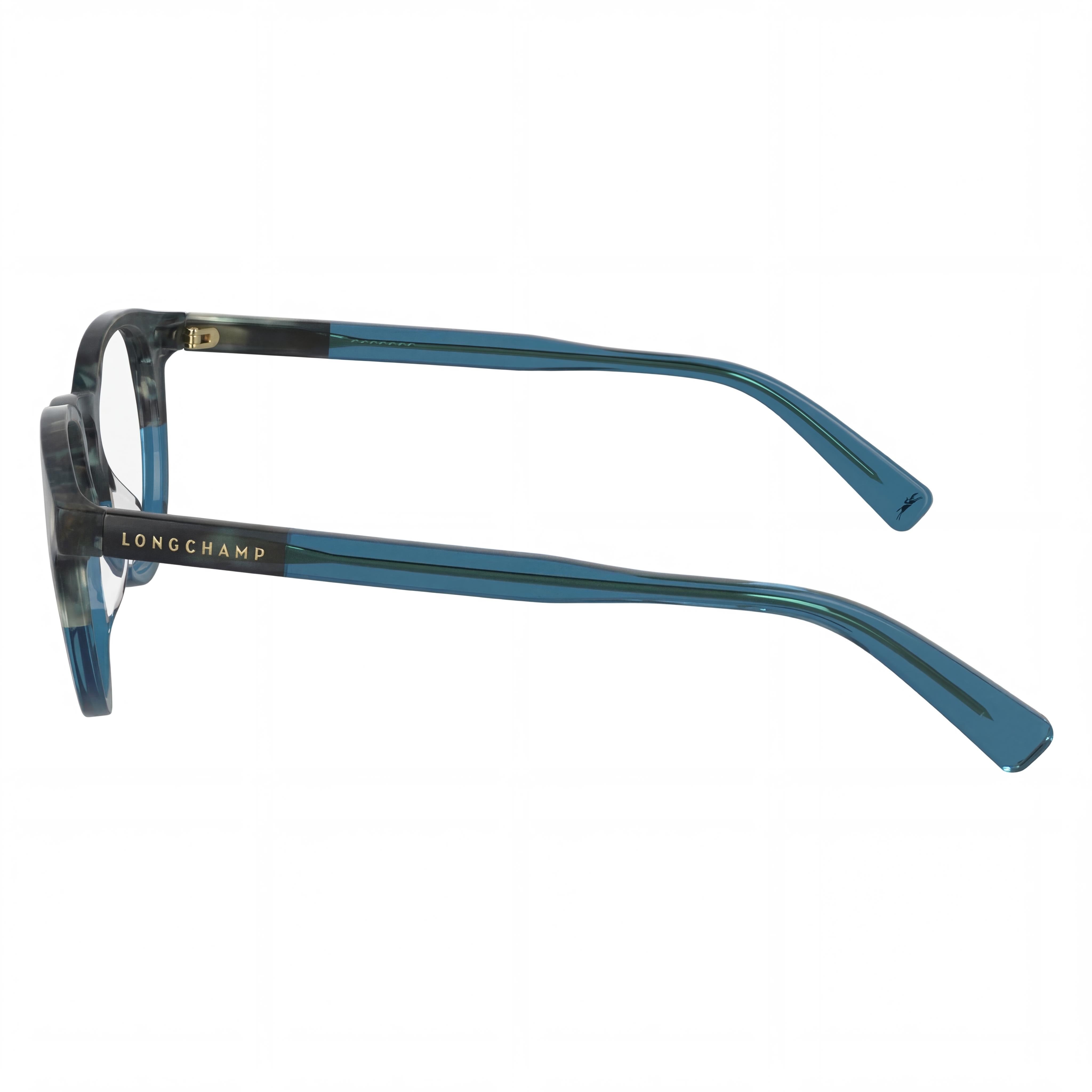 Longchamp LO2752 Textured Blue Round Eyeglasses for Women, 51mm, Photo 2