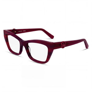 Longchamp LO2762 Red Rectangle Eyeglasses for Women, Acetate frame