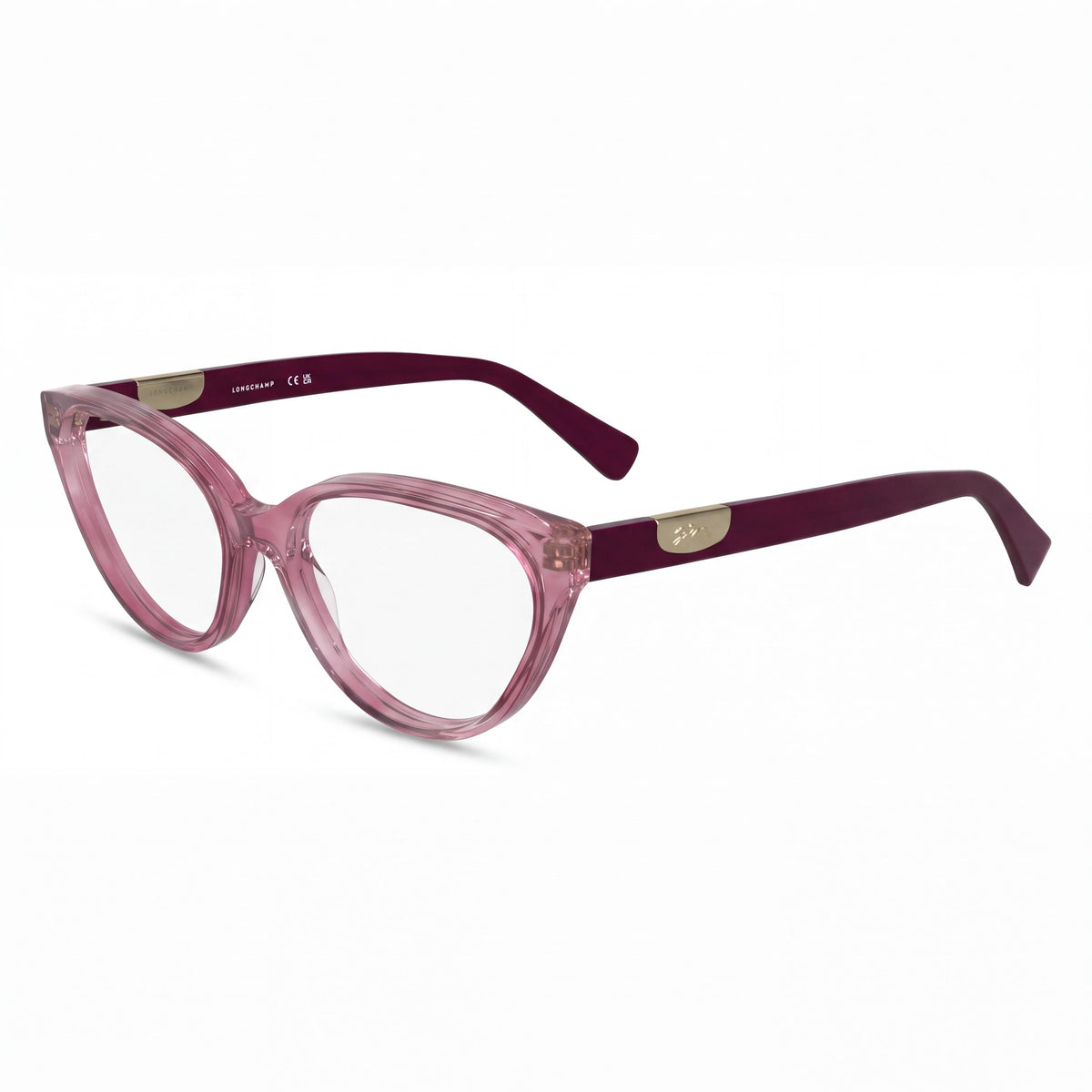 Gafas oftálmicas Longchamp LO2764 para mujer, modernas y texturizadas en color rosa con lentes de plástico, 53-15-140mm, Photo 1