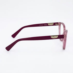 Longchamp LO2764 Cat Eye Eyeglasses Women — side view, Pink frame