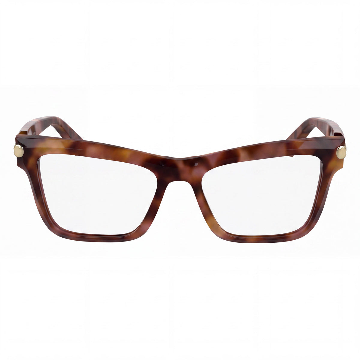 Gafas graduadas de mujer Longchamp Lo2766 Rose Havana estilo ojo de gato, Photo 2