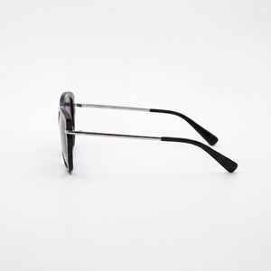Longchamp LO627S Cat Eye Sunglasses Women — side view, Non-Polarized Gradient Grey lens