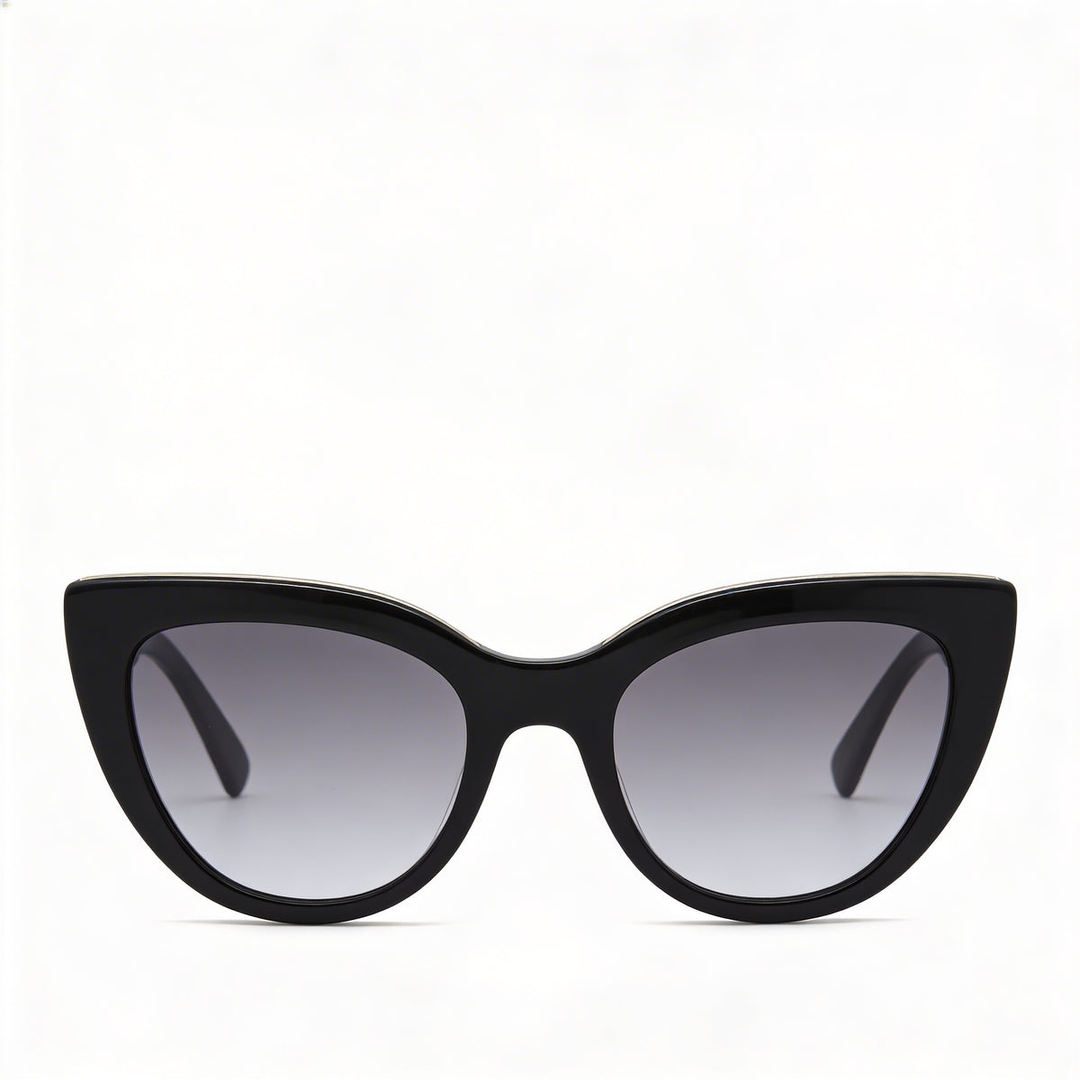 Gafas de sol Longchamp LO686S negras tipo ojo de gato para mujer, 51 mm, Photo 2