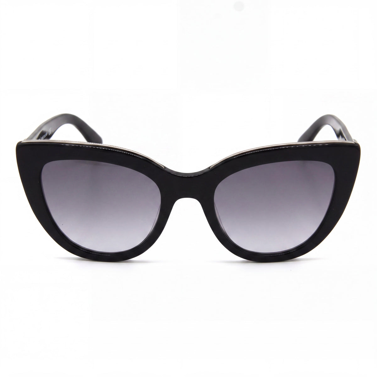 Gafas de sol Longchamp LO686S negras tipo ojo de gato para mujer, 51 mm, Photo 2