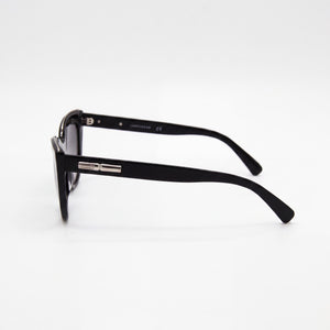 Longchamp LO686S Cat Eye Sunglasses Women — side view, Non-Polarized Grey lens
