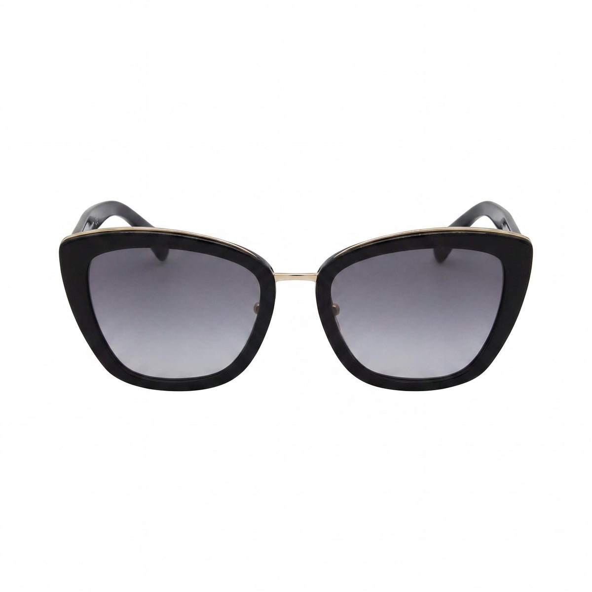 Gafas de sol para mujer Longchamp LO687S ojo de gato, negro/blanco, 53mm, Photo 2