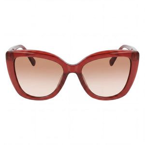 Longchamp LO695S Cat Eye Sunglasses for Women — front view, Alloy Steel frame