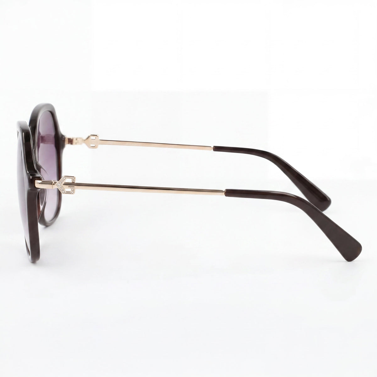 Gafas de sol Longchamp LO705S estilo mariposa para mujer, color negro/blanco, 57mm, Photo 3