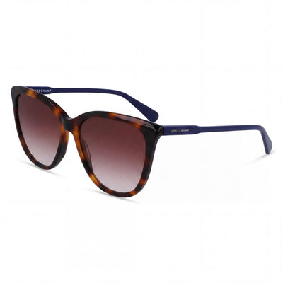 Longchamp LO718S Havana Cat Eye Sunglasses Unisex, Havana lens