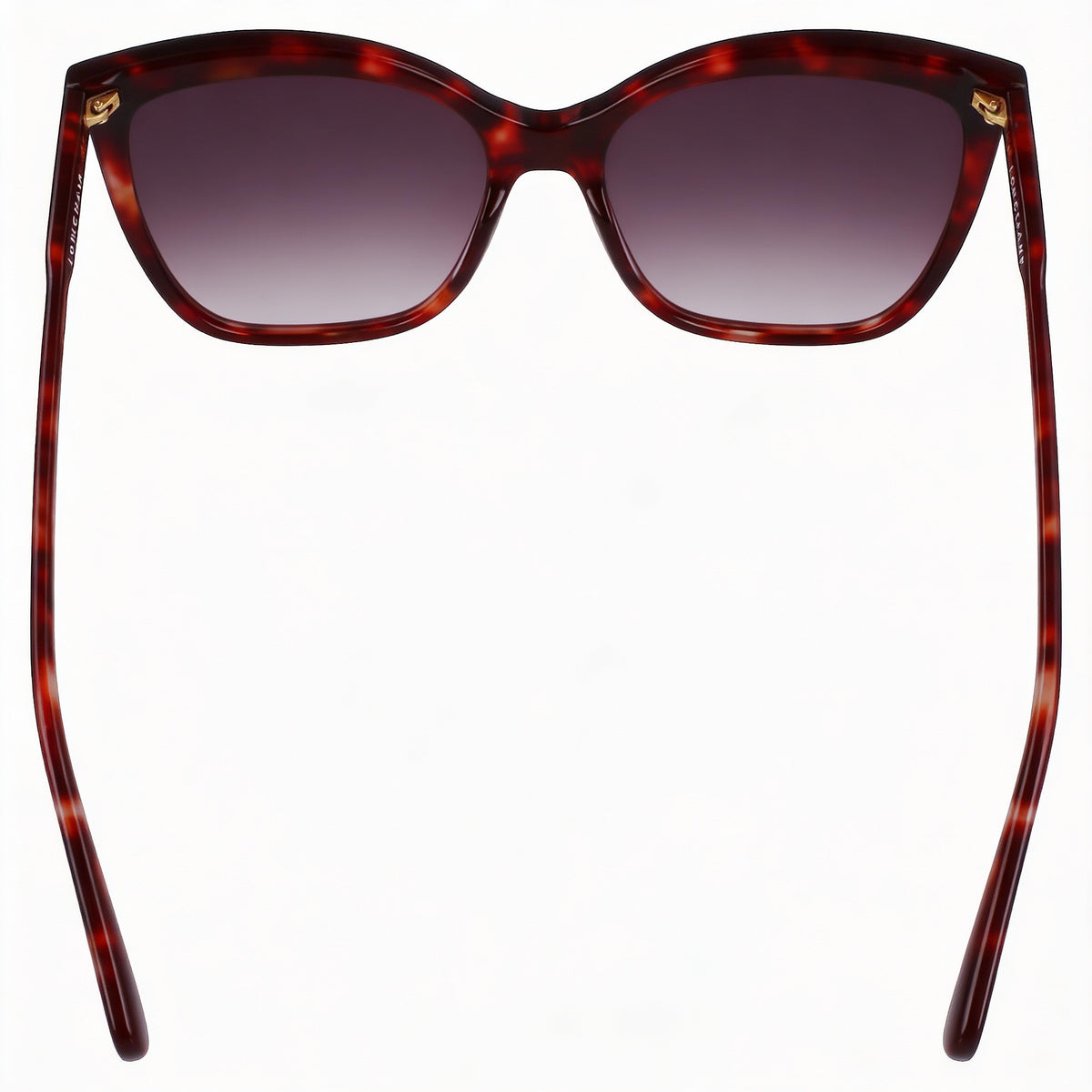 Gafas de sol de ojo de gato Longchamp LO729S Rojo Habana para mujer, 55mm, Photo 3