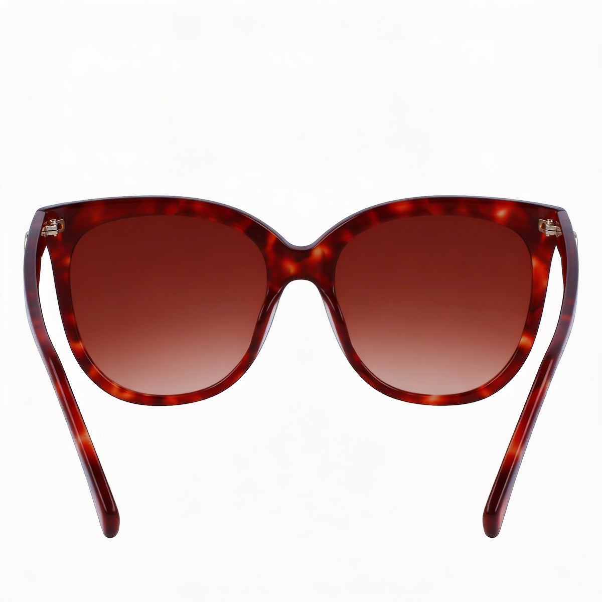 Gafas de sol Longchamp LO731S Red Havana estilo ojo de gato para mujer, 54mm, Photo 3