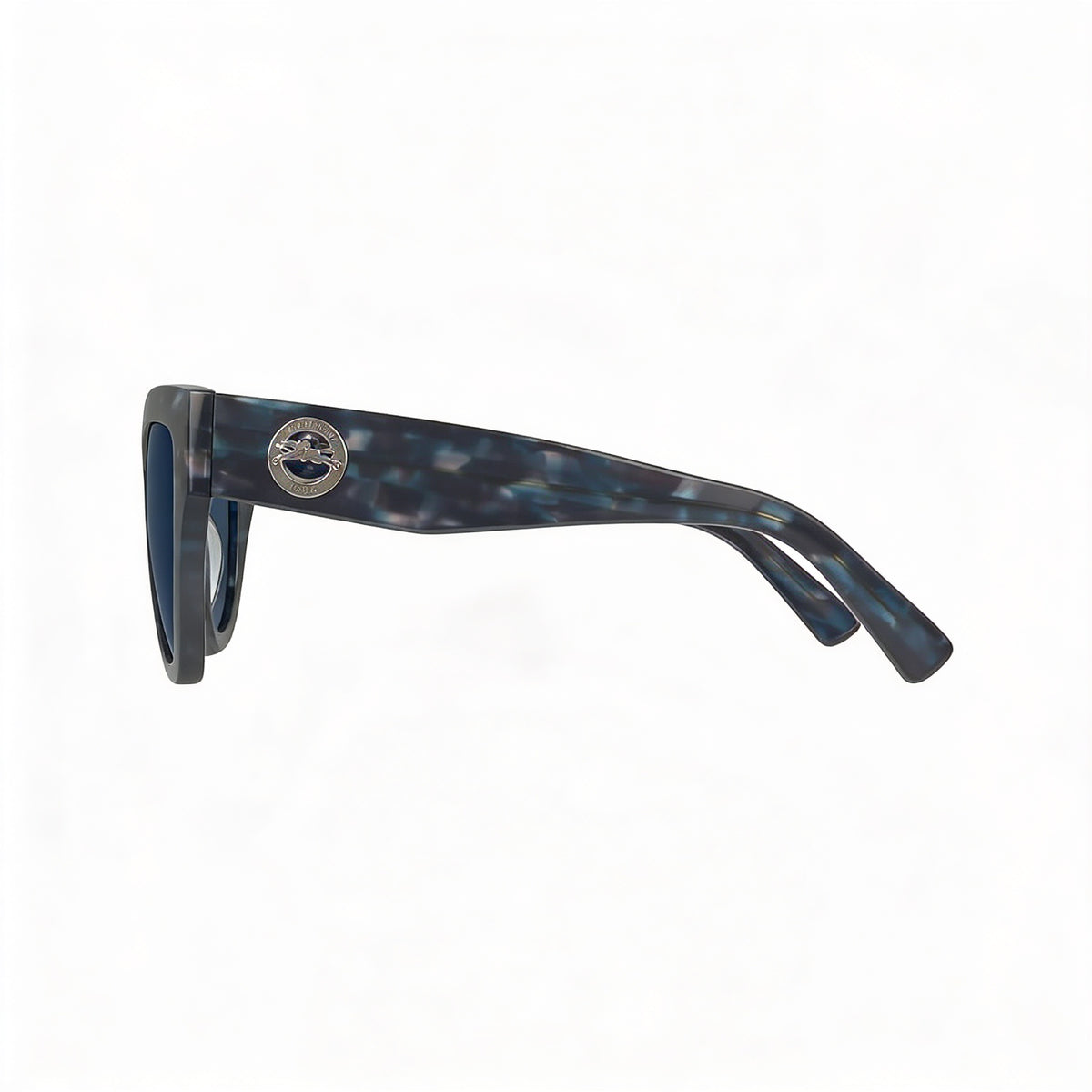 Longchamp LO741S Textured Blue Cat Eye Sunglasses for Women, 55mm, Photo 3