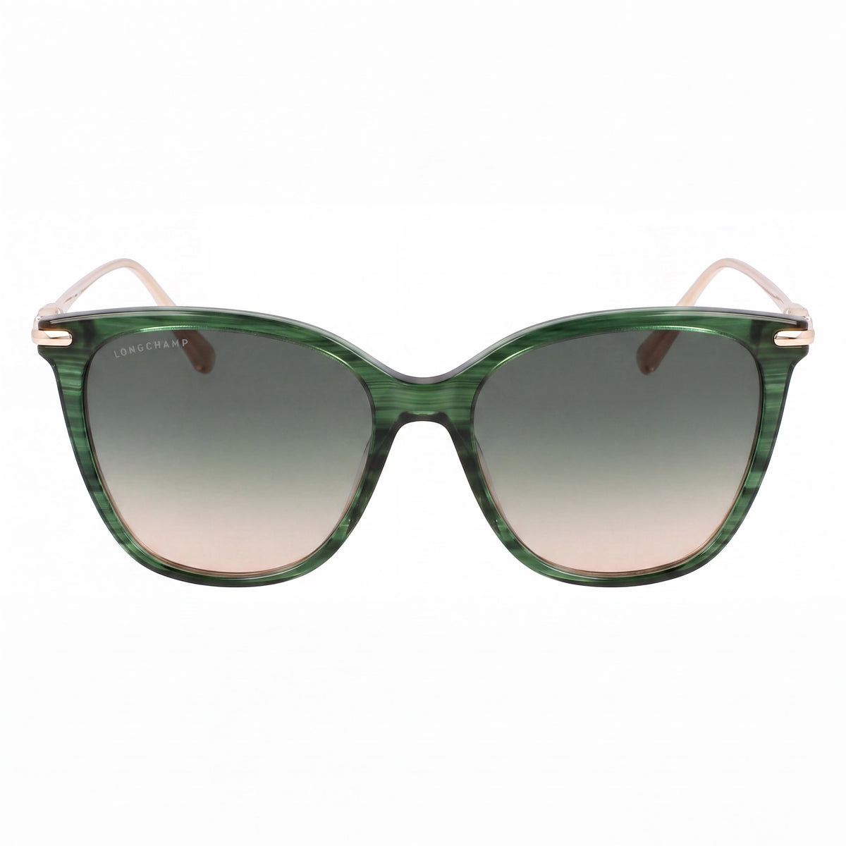 Longchamp LO757S N Striped Green Cat Eye Sunglasses for Women, 55mm, Photo 2