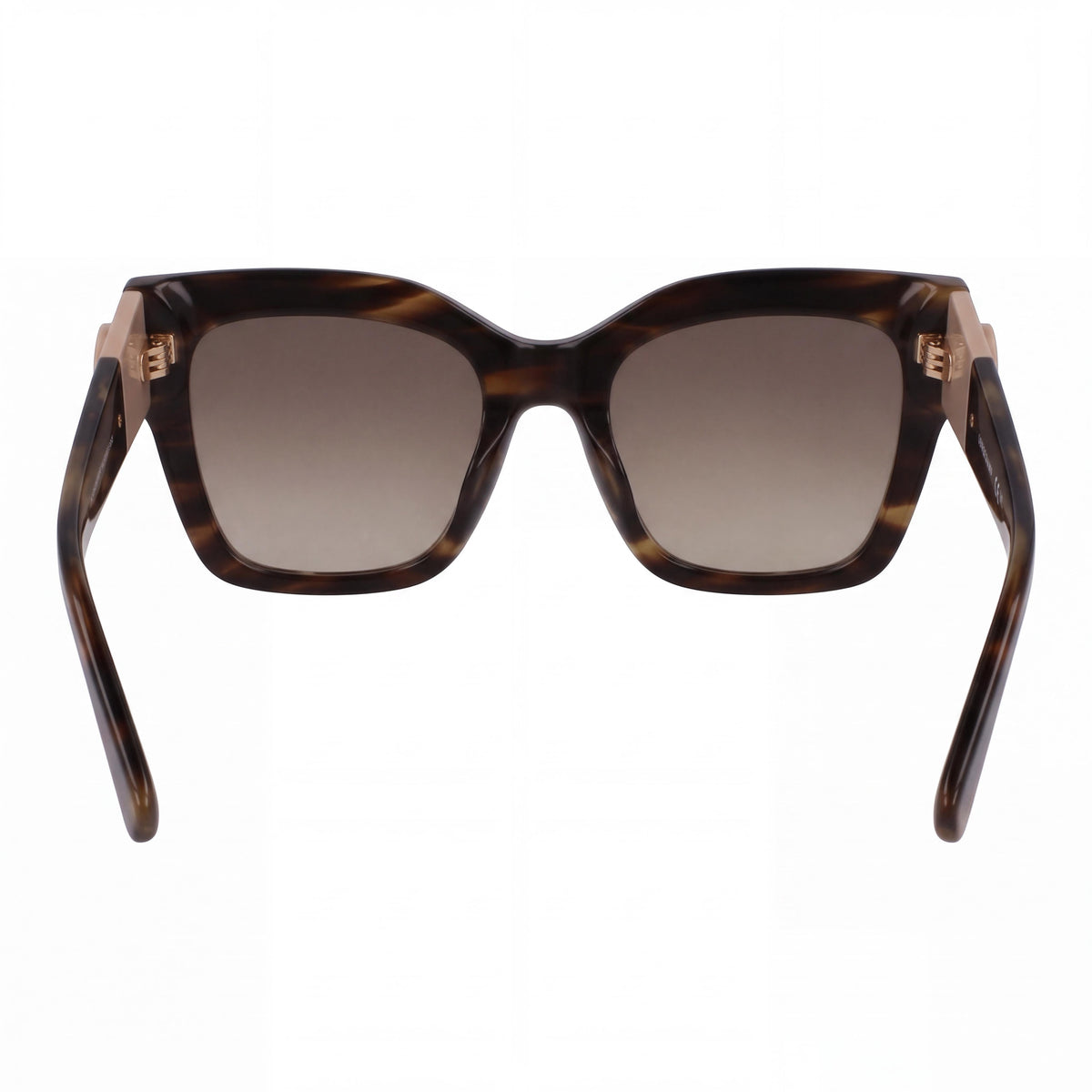 Gafas de sol Longchamp LO762S estilo ojo de gato a rayas verdes, unisex, 52 mm, Photo 2