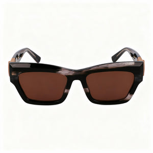 Longchamp LO763S Rectangle Sunglasses for Men — front view, Acetate frame
