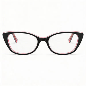 Love Moschino Cat Eye Eyeglasses for Women — front view, Plastic