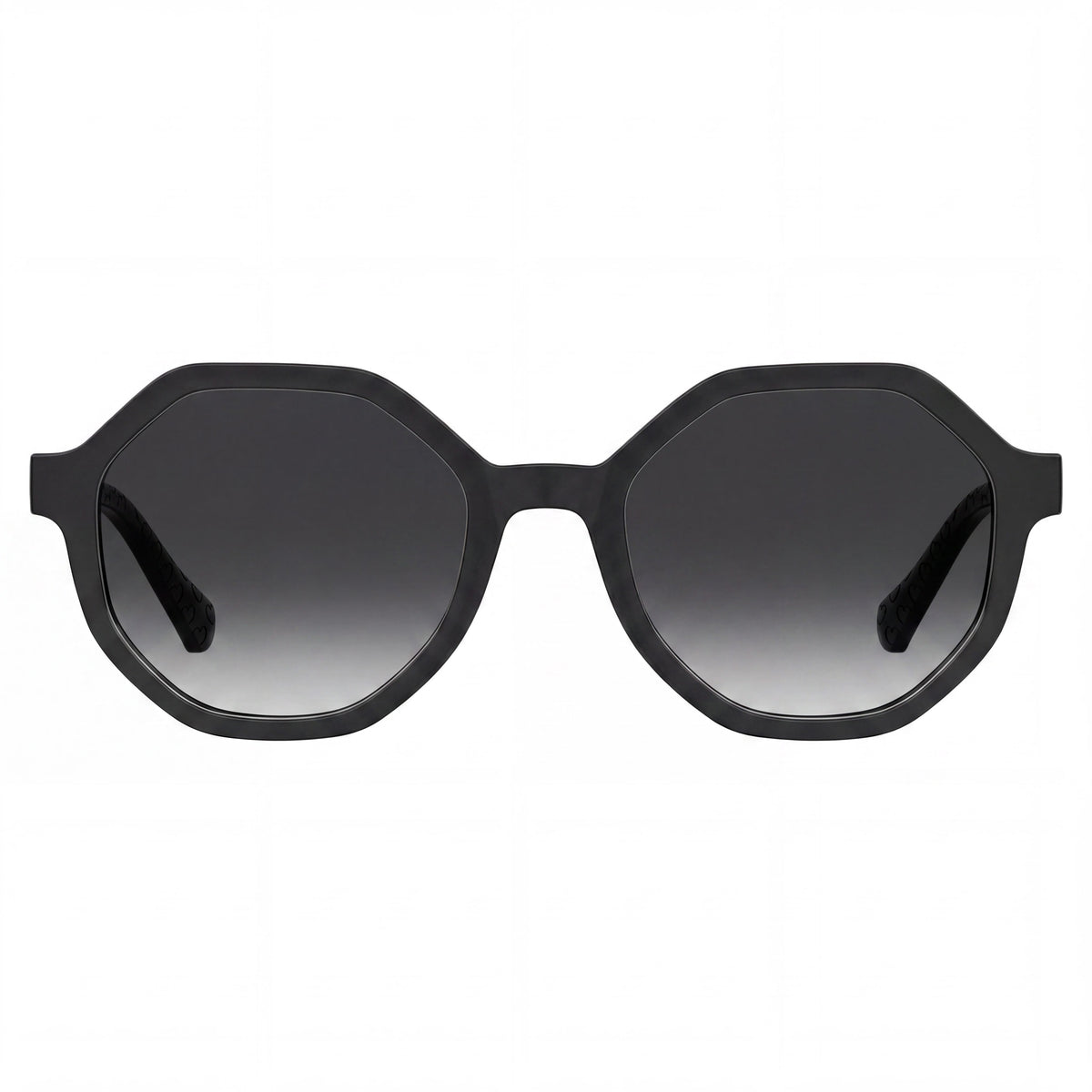 Gafas de sol redondas para mujer Love Moschino MOL076/S negras, 52 mm, Photo 2