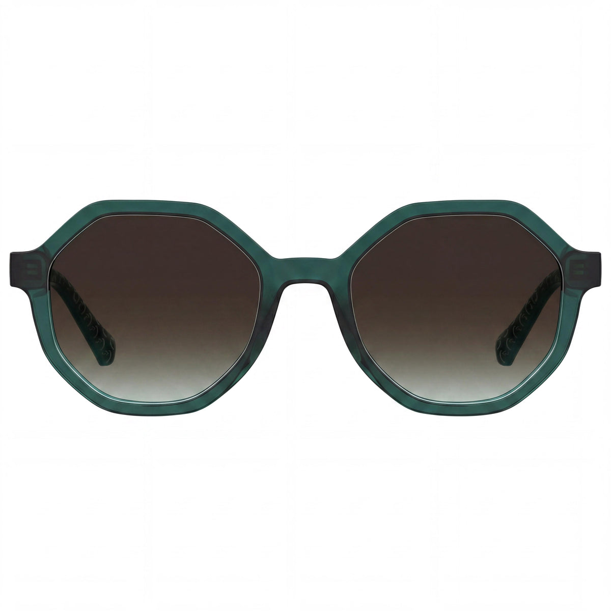 Love Moschino Casual MOL076/S Green Geometric Sunglasses for Women, 52mm, Photo 2