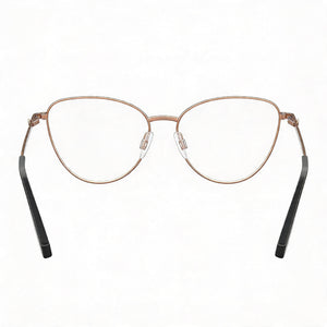 Love Moschino Cat Eye Eyeglasses for Women — front view, Acetate