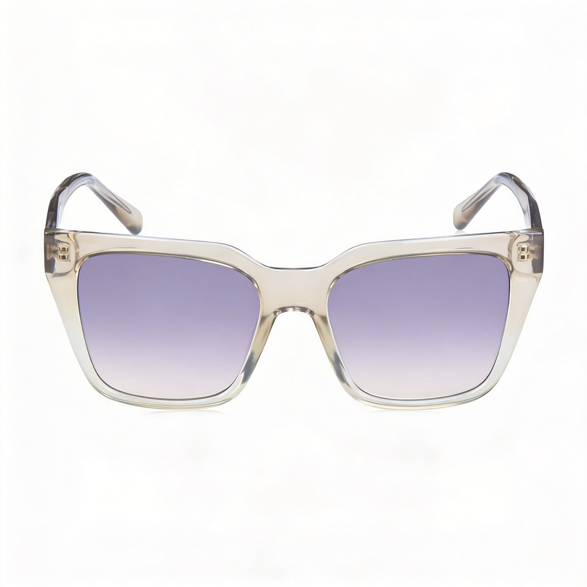 Gafas de sol cuadradas para mujer Love Moschino, clásicas, color beige/violeta, 52 mm, Photo 2