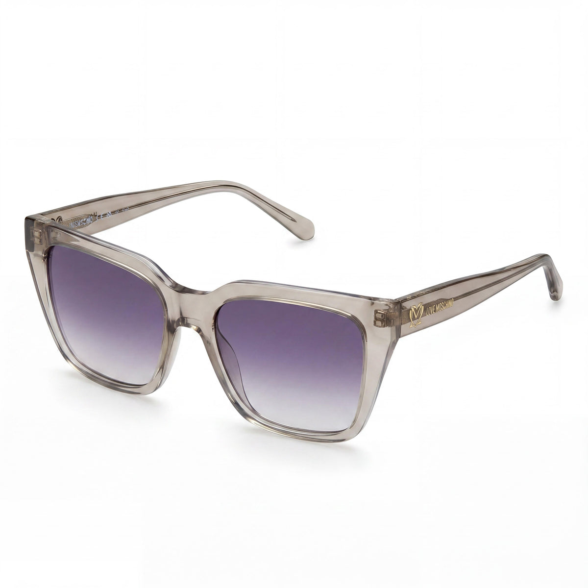 Love Moschino Classic Beige/Violet Square Sunglasses for Women, 52mm, Photo 1