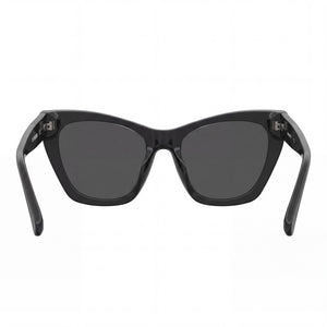 Love Moschino MOL070/S Cat Eye Sunglasses for Women — interior view, Non-Polarized lens detail
