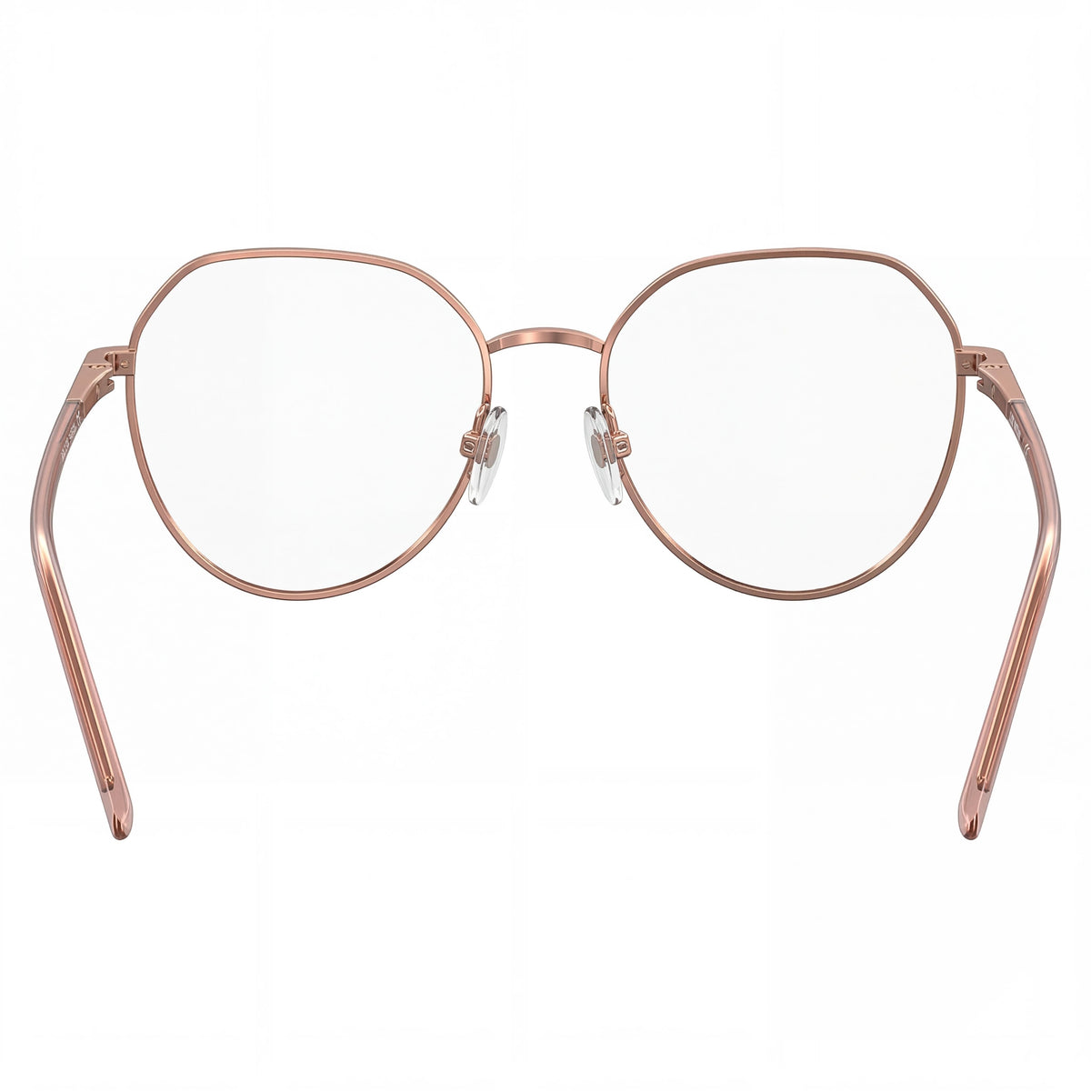 Love Moschino MOL560 Gold Copper Round Eyeglasses for Women, Photo 3
