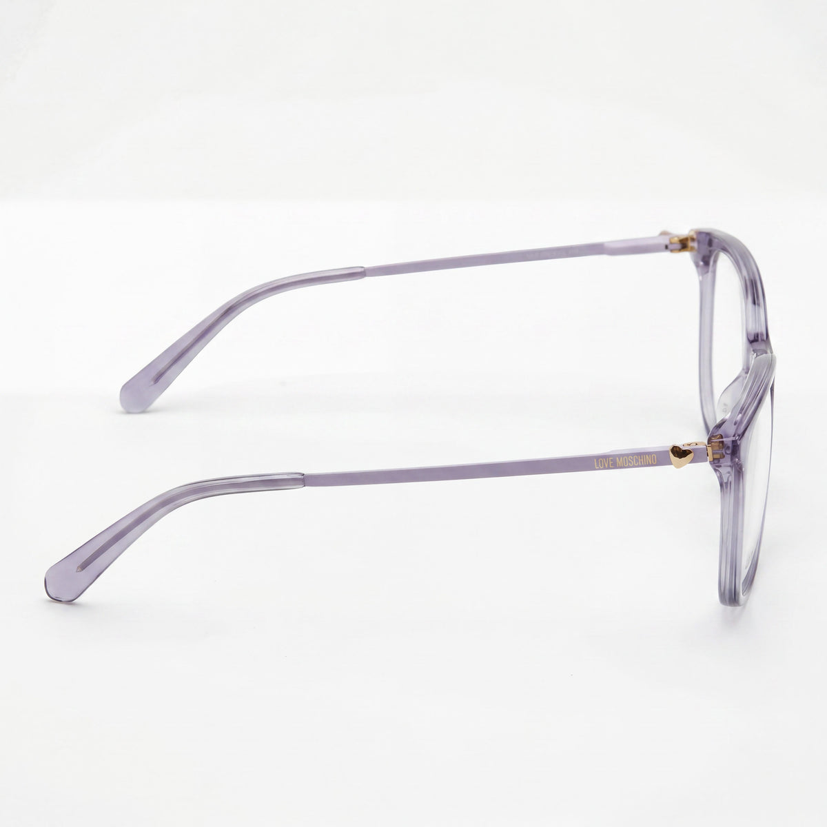 Love Moschino Violet Lilac Rectangle Eyeglasses for Women, 55mm, Photo 2