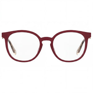 Love Moschino Mol607/tn Square Eyeglasses for Women — front view, Acetate