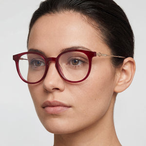 Love Moschino Mol607/tn Red Eyeglasses Women — lifestyle wear, office and reading
