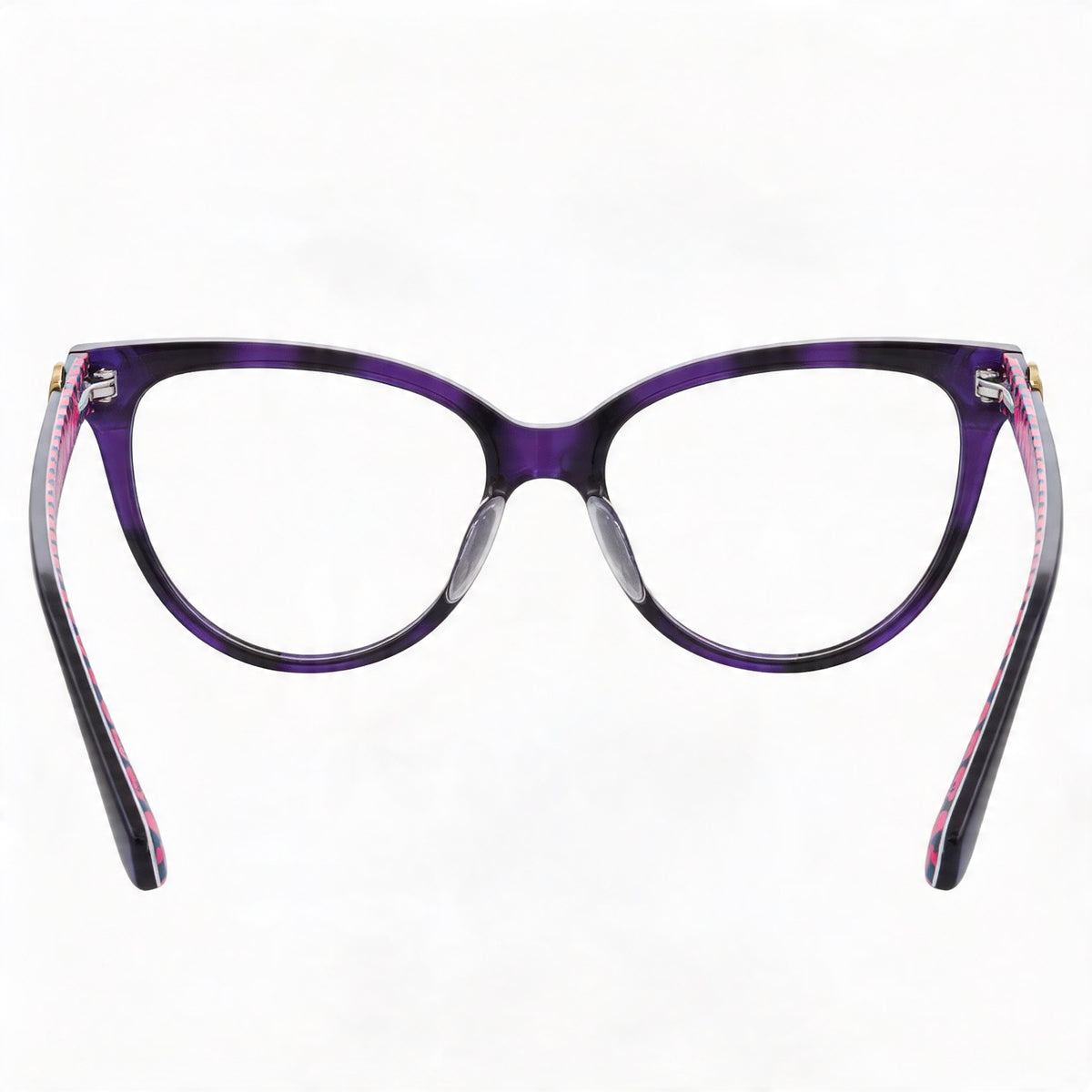 Gafas de sol unisex Love Moschino MOL609 violeta havana con lentes de cristal, no polarizadas, 52 mm de ancho de lente, Photo 4