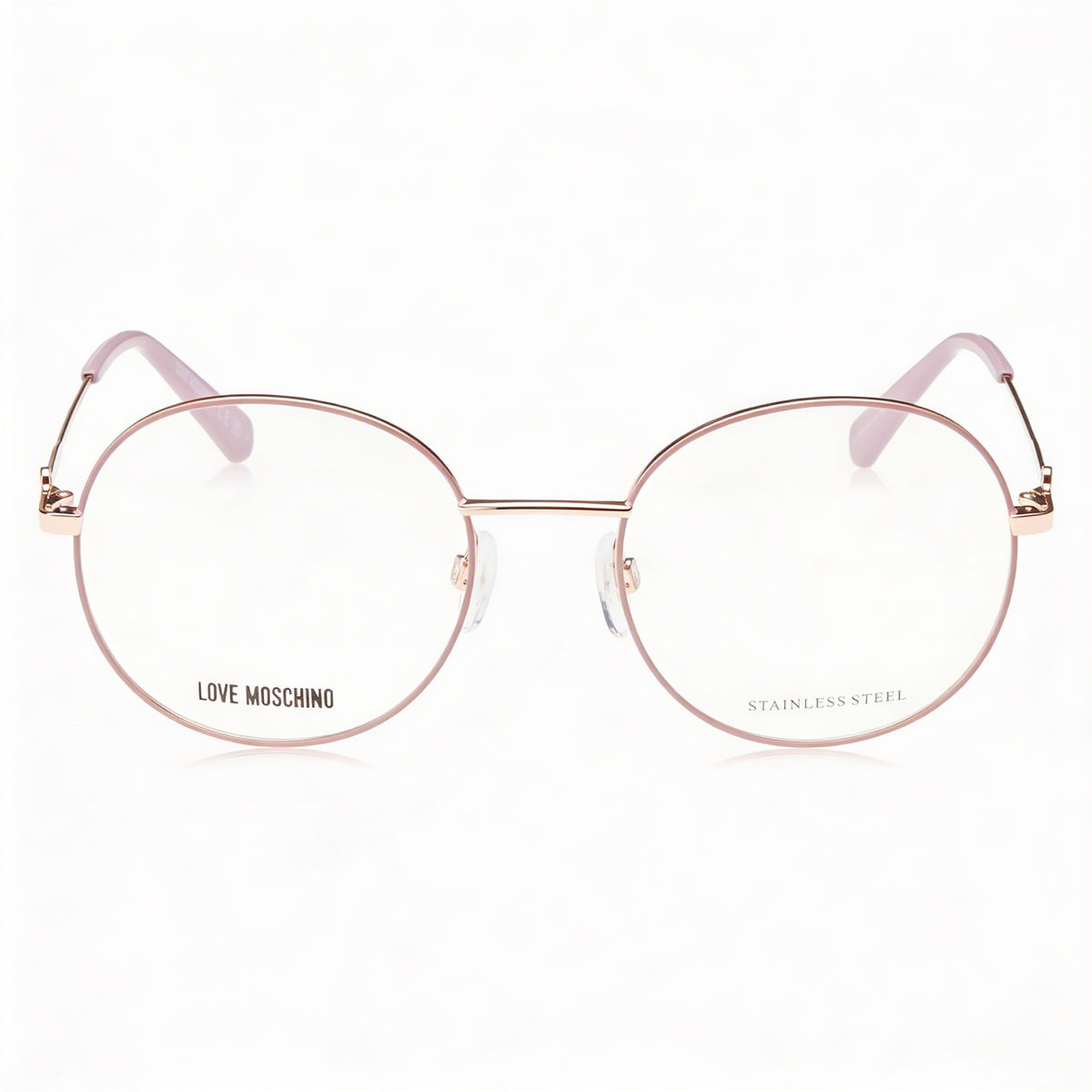 Gafas Redondas Unisex Love Moschino Mol617/tn Coppgld Nude, 51mm, Photo 2