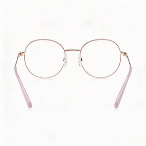 Love Moschino Mol617/tn Round Eyeglasses Unisex — front view, Metal