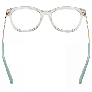 Love Moschino Mol619/tn Cat Eye Eyeglasses Unisex — side view, Silver Cellulose temples