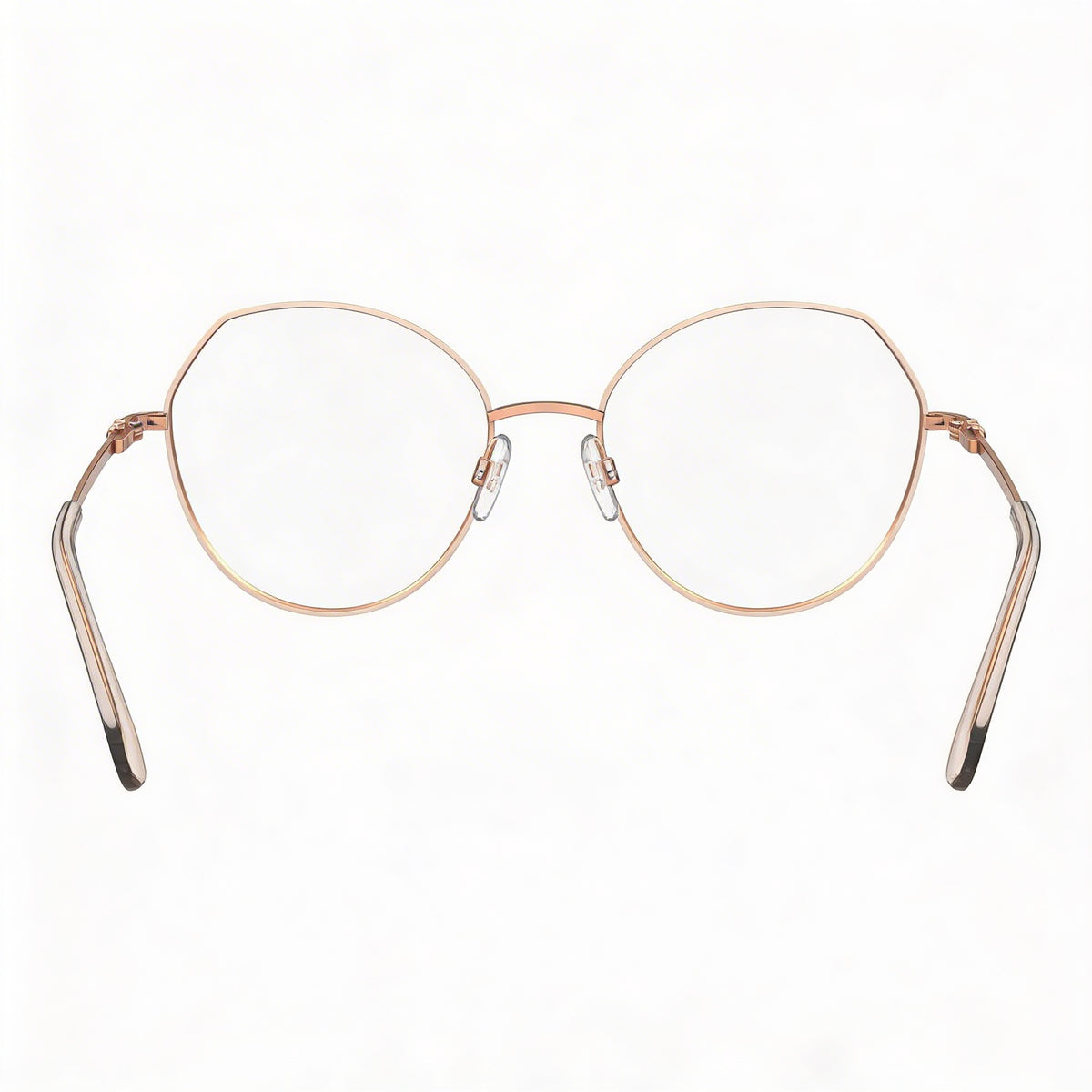 Love Moschino MOL634 Copper Gold Nude Round Eyeglasses for Women, 55mm, Photo 2