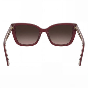 Love Moschino Cat Eye Sunglasses for Women — interior view, Non-Polarized lens detail
