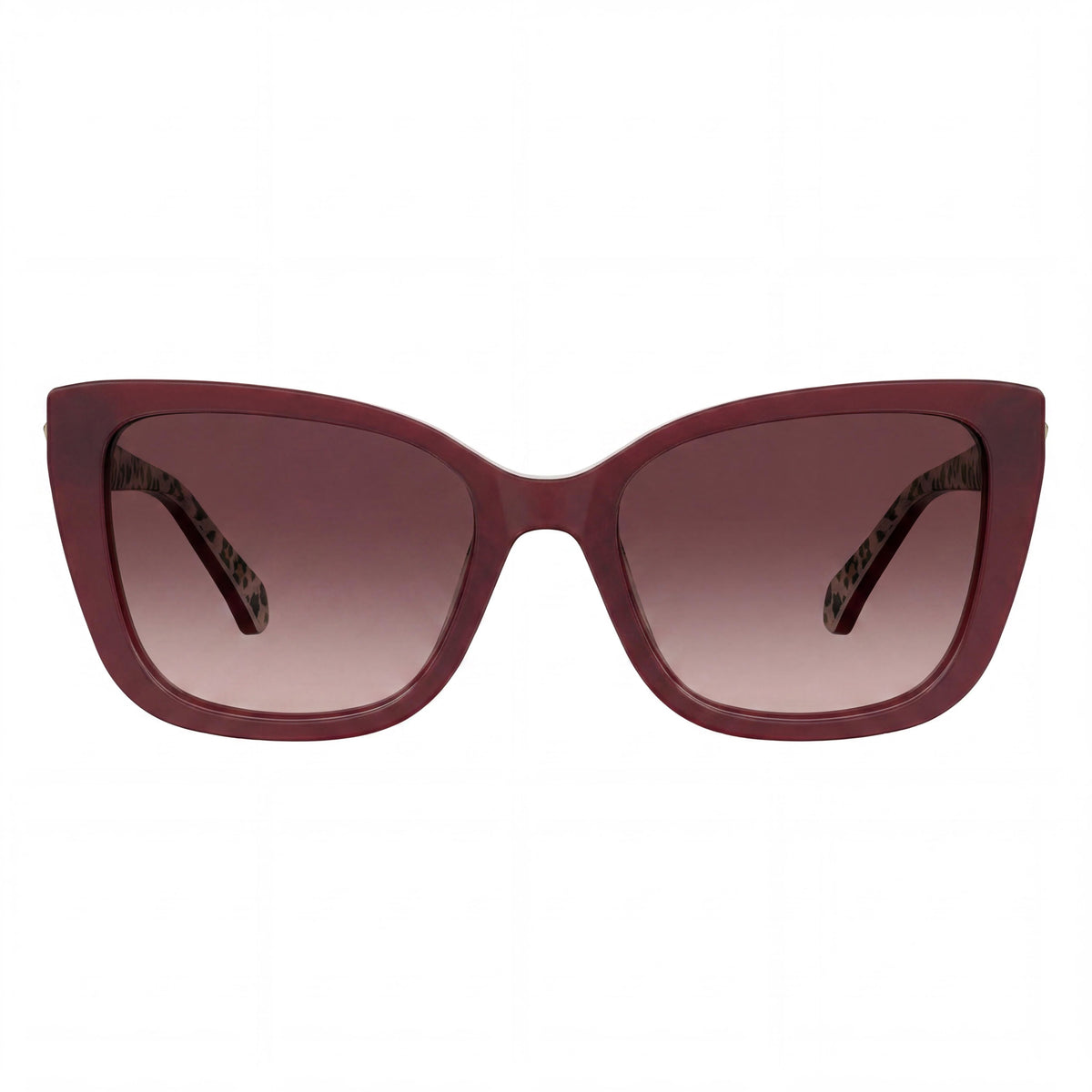 Gafas de sol Love Moschino casual de acetato rojo estampado para mujer con lentes marrones sombreadas UV 400, 54 mm, Photo 2