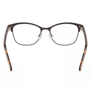 Lucky Brand D120 Cat-Eye Eyeglasses for Women — front view, Metal