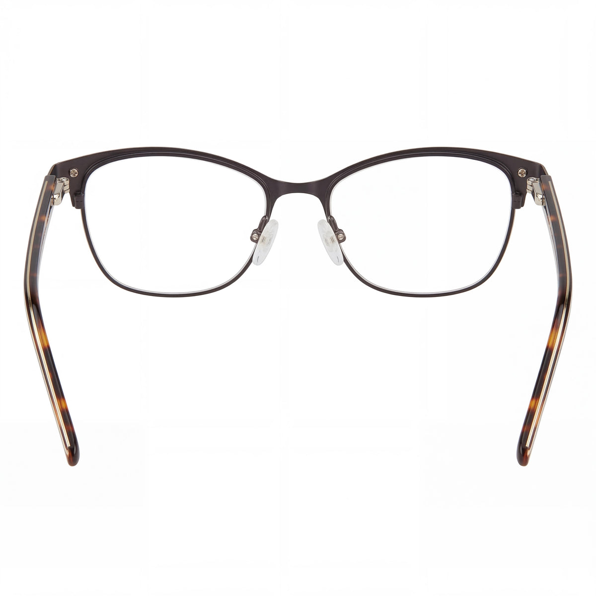 Gafas para mujer Lucky Brand D120 Black Havana White estilo ojo de gato, 53 mm, Photo 2