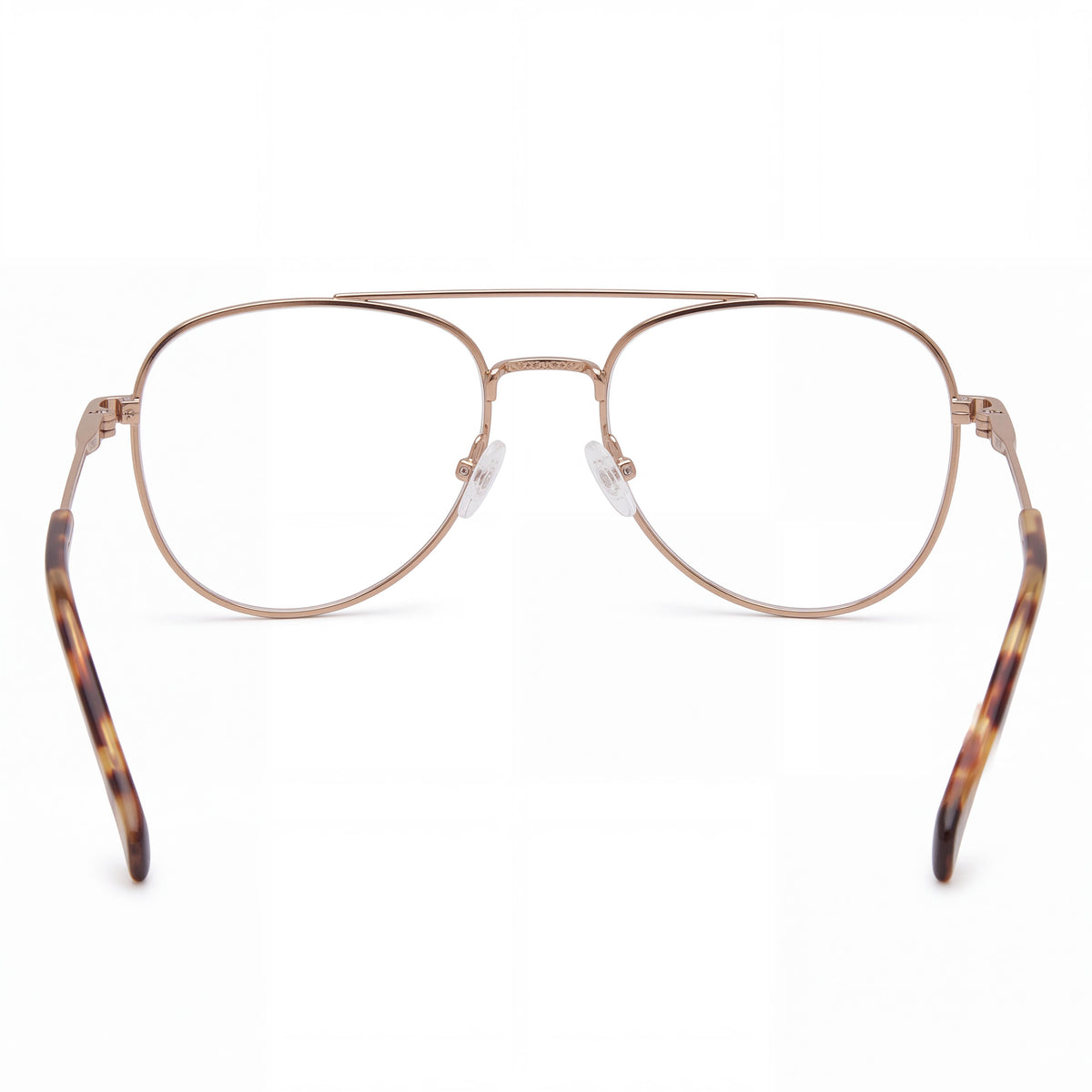 Lucky Brand D313 Matte Gold Aviator Eyeglasses for Women, 55mm, Photo 4