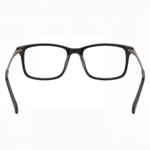 Lucky Brand VLBD423 Rectangle Eyeglasses Men — side view, Black Plastic temples