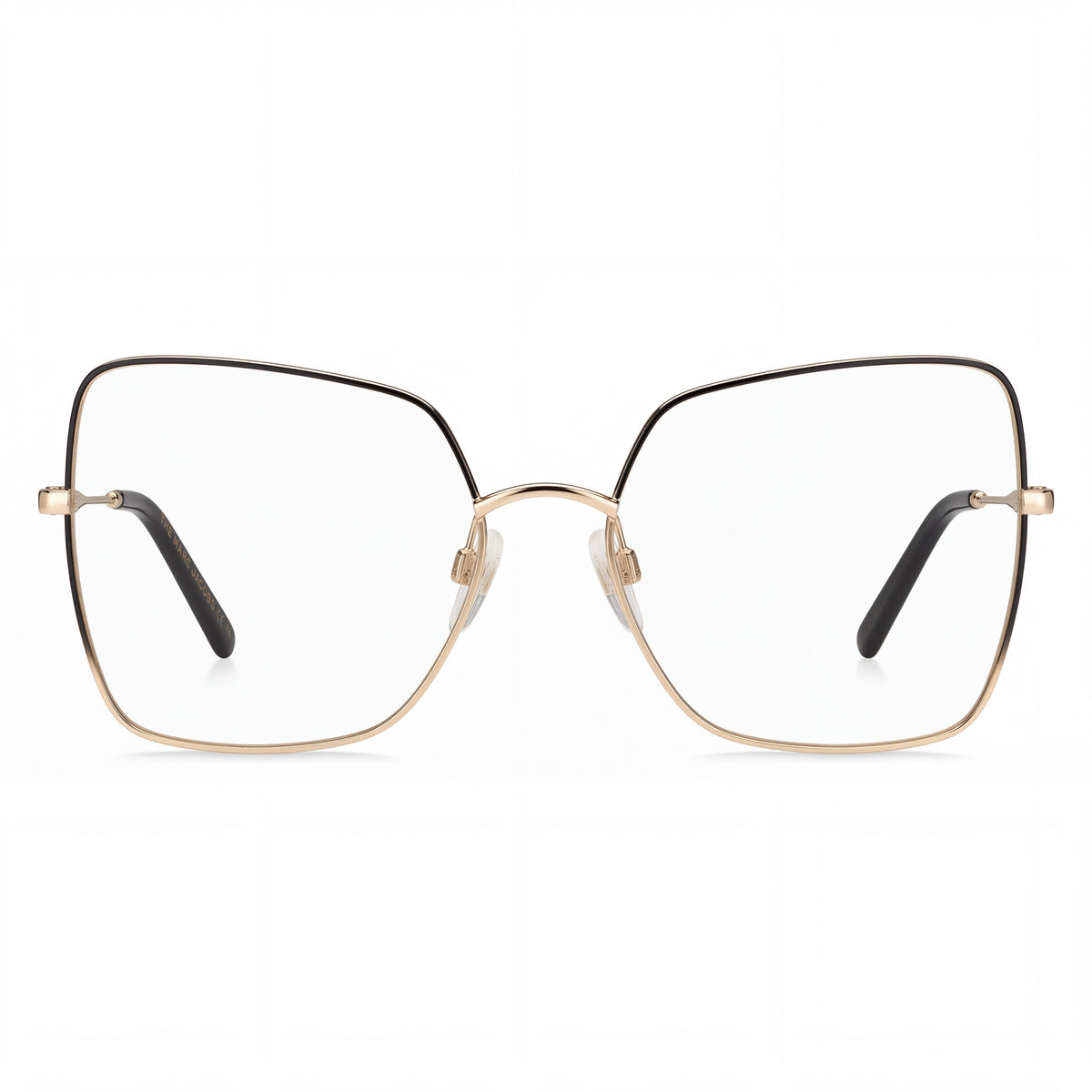 Gafas graduadas Marc Jacobs 105788 unisex de metal con forma de ojo de gato en color negro, dorado y cobre 57mm, Photo 2