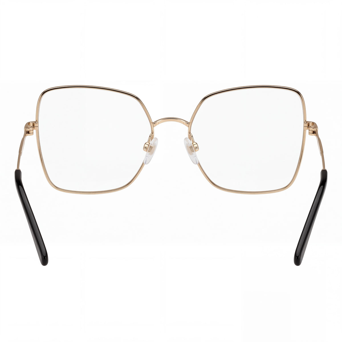 Gafas graduadas Marc Jacobs 105788 unisex de metal con forma de ojo de gato en color negro, dorado y cobre 57mm, Photo 3