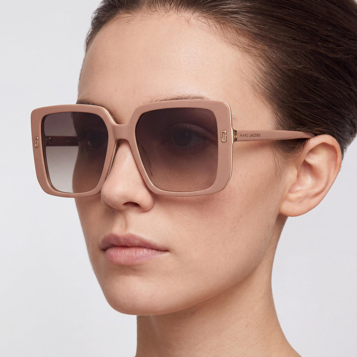 Marc Jacobs 1121/S Beige Square Sunglasses for Women, Photo 4