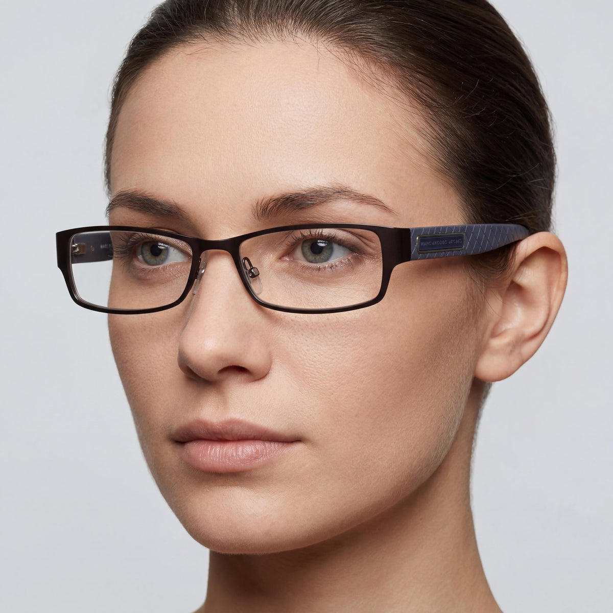 Marc Jacobs 568 Black Rectangle Eyeglasses for Women, Metal 51mm, Photo 4
